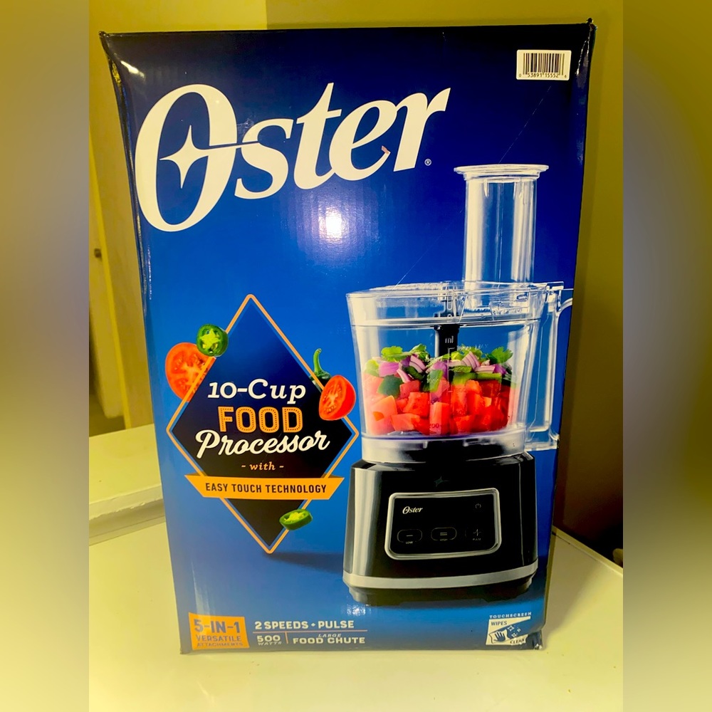 Brand new Oster 10-cup food processor